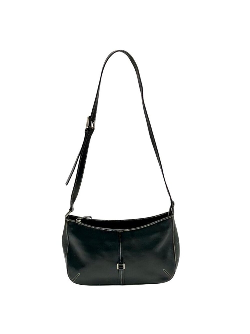 Etienne Aigner Black Leather Shoulder Bag